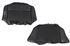 Triumph Stag Rear Seat Cover Kit - Full Leather - Per Vehicle - Plain Flutes - Black - RS1589BLACK FL